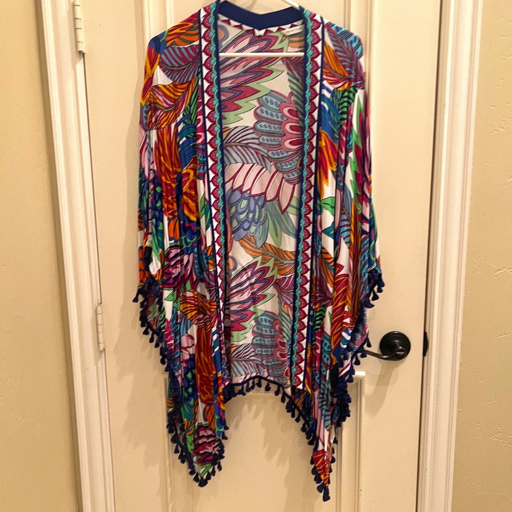 Trina Turk Paradise Plume Swim Cover-up